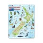 Larsen - Puzzle maxi Noua Zeelanda cu animale (limba engleza)  orientare tip portret  71 de piese - 1
