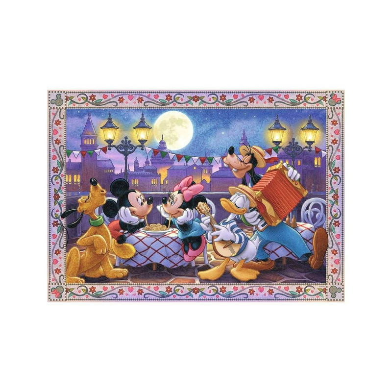 Puzzle mickey si minnie la cina, 1000 piese