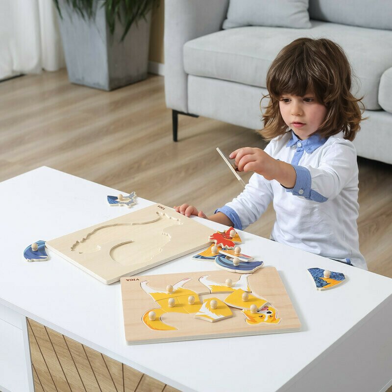 Viga - Puzzle Montessori, Urs,