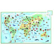 Djeco - Puzzle observatie Animalele lumii