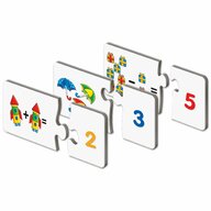 THE LEARNING JOURNEY - Puzzle educativ Potriveste cifrele socotind Puzzle Copii, piese 60