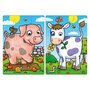 Orchard toys - Puzzle animale Prieteni de la Ferma Puzzle Copii, piese12 - 1