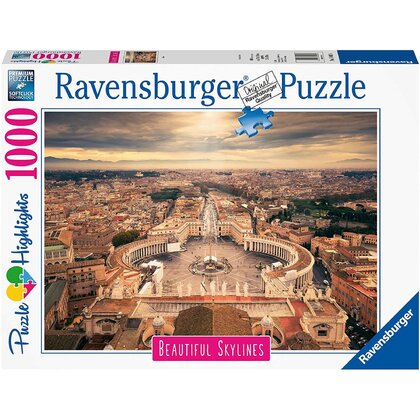 Ravensburger - Puzzle orase Roma , Puzzle Copii, piese 1000
