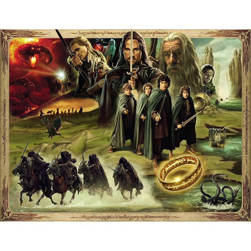 Ravensburger - puzzle stapanul inelelor, 2000 piese