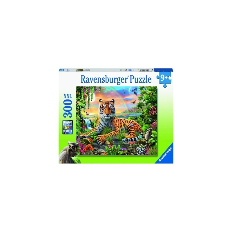 Ravensburger - PUZZLE TIGRU LA RASARIT, 300 PIESE