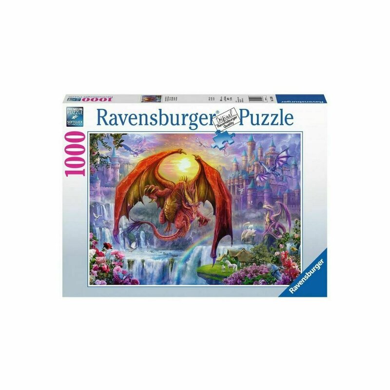 Ravensburger - PUZZLE TINUTUL DRAGONILOR, 1000 PCS