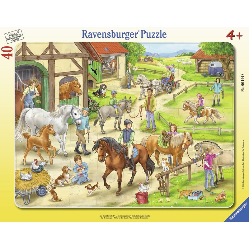 Ravensburger - Puzzle tip rama Ferma, 40 piese