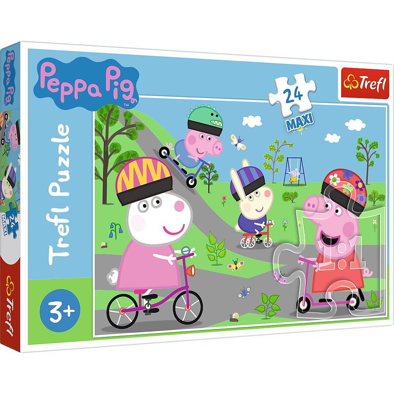 Trefl - PUZZLE 24 MAXI PURCELUSA PEPPA PIG