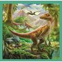 Trefl - Puzzle animale Lumea extraordinara a dinozaurilor , Puzzle Copii , 3 in 1, piese 103 - 3