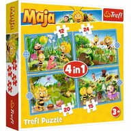 Trefl - Puzzle personaje Aventurile albinutei Maya , Puzzle Copii ,  4 in 1, piese 71