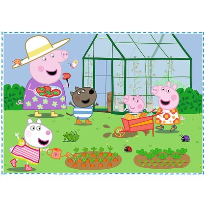 Trefl - Puzzle personaje Peppa pig , Puzzle Copii ,  4 in 1, piese 71