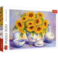Trefl - Puzzle peisaje Floarea-soarelui , Puzzle Copii, piese 500