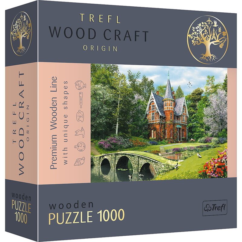 Trefl - PUZZLE DIN LEMN 1000 PIESE CASA VICTORIANA