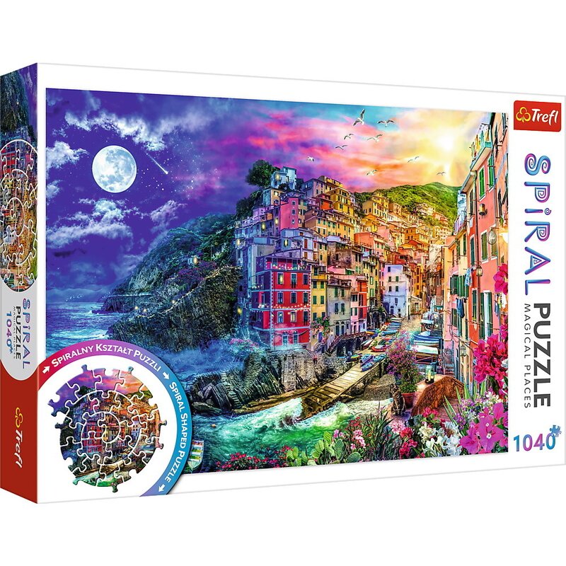 Trefl - puzzle spiral 1040 piese portul magic
