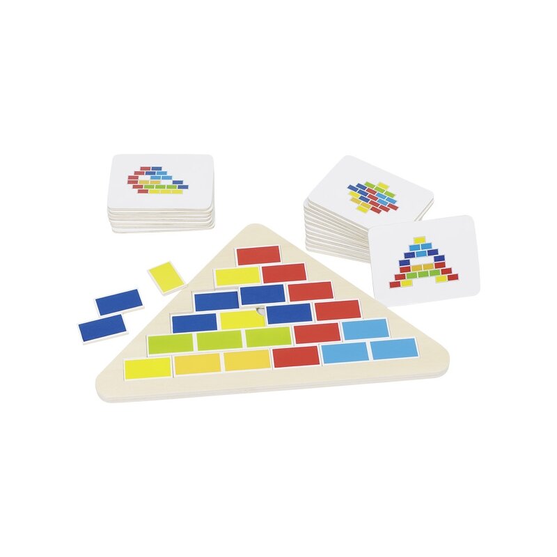 Goki - Puzzle educativ Triunghiular Cu segmente Puzzle Copii, piese 25