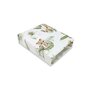 Qmini - Cearceaf cu elastic pentru patut 120X60 cm, Din bumbac certificat Oeko Tex Standard 100, Safari - 1