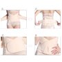 Qmini - Centura abdominala postnatala dublu reglabila, Cu prindere pe baza de velcro, Black - 2