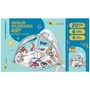 Salteluta interactiva, Qmini, Abby,  Cu muzica, 20 bile, 6 jucarii,  Pentru activitati educationale, 85x85 cm, Multicolor - 19