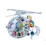 Salteluta interactiva, Qmini, Abby,  Cu muzica, 20 bile, 6 jucarii,  Pentru activitati educationale, 85x85 cm, Multicolor - 12