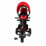 QPlay - Tricicleta Rito+ Mecanism de pedalare libera, Suport picioare, Control al directiei, Pliabila, Rosu, Resigilata