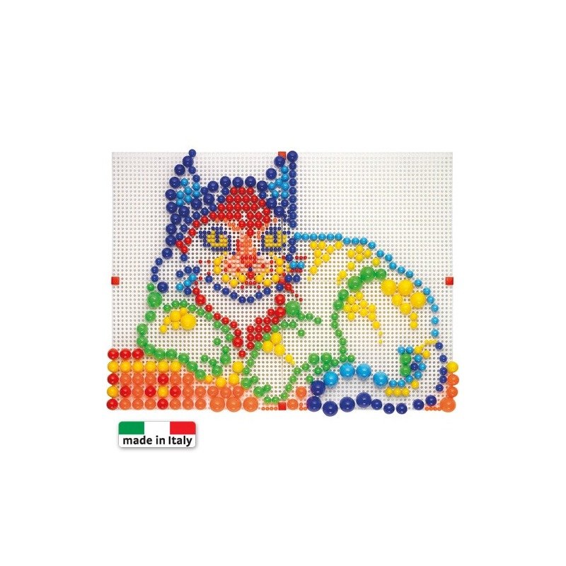 Quercetti - Joc creativ Fantacolor Modular 4, 600 piese