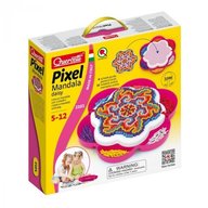 Quercetti - Joc creativ Fanta Color Pixel Mandala, creatie imagini mozaic, 1200 piese