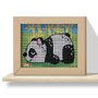 Quercetti - Set creativ Kawaii Panda , Pixel Art,  4 planse - 2
