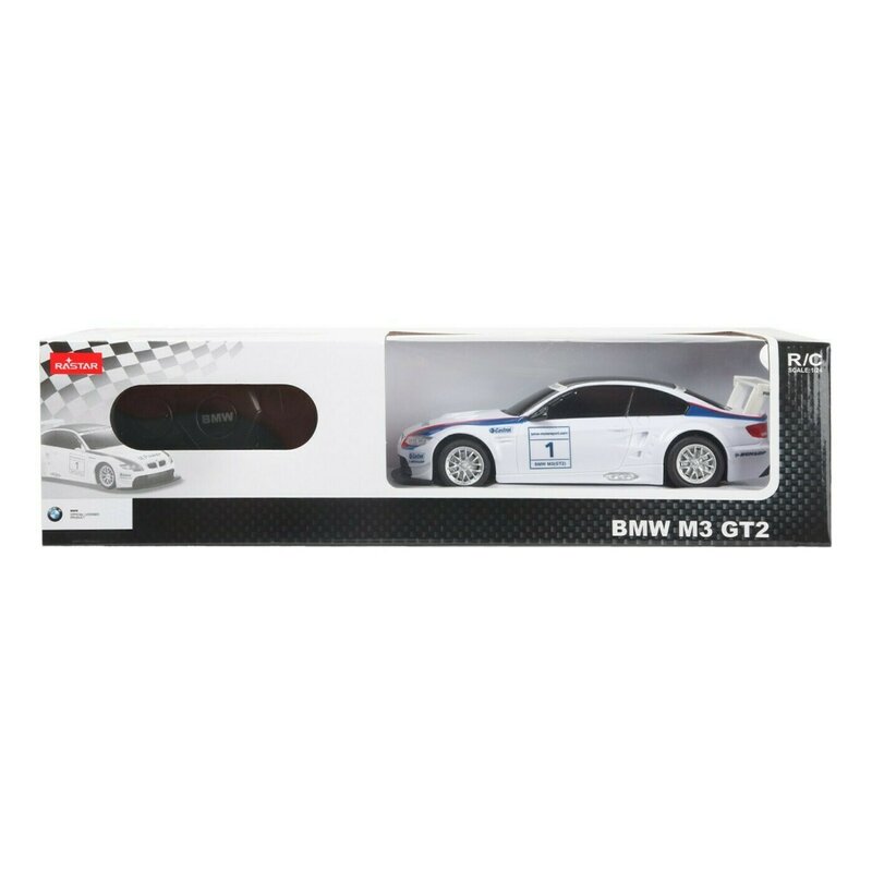 Rastar - masina cu telecomanda bmw m3 cu scara 1 la 24