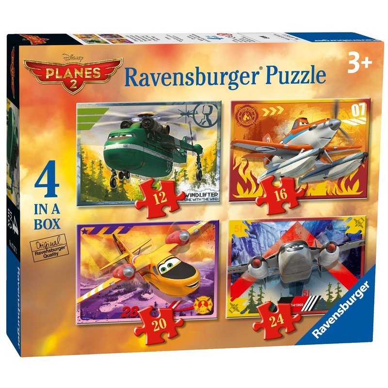 Ravensburger - Puzzle Disney Planes 2, 4 buc in cutie, 12/16/20/24 piese