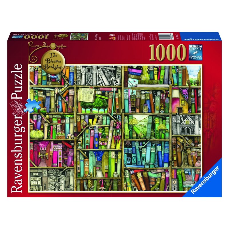 Ravensburger - Puzzle libraria bizara 1000 piese