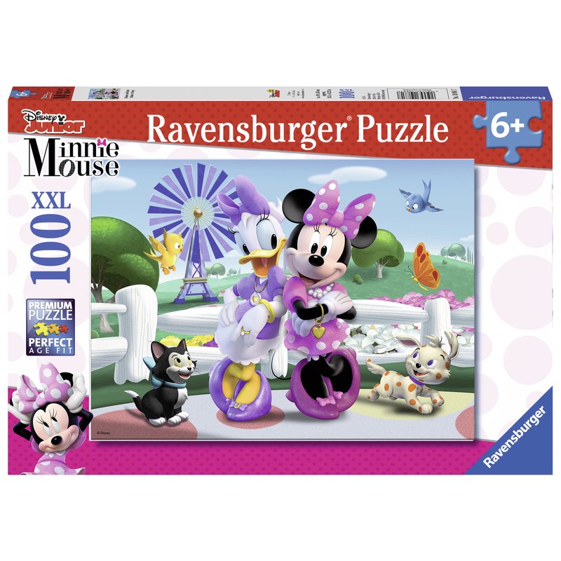 Ravensburger - Puzzle Minnie si Daisy, 100 piese