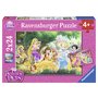 Puzzle Palace Pets 2X24 Piese - 1