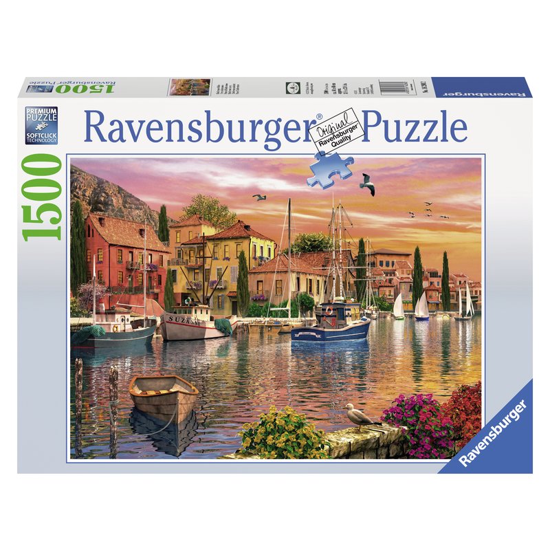 Ravensburger - Puzzle Port mediteranean 1500 piese