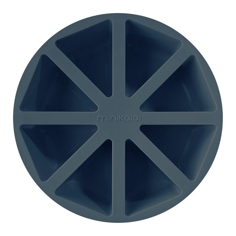 Minikoioi - recipient de gatit , 100% premium silicon – deep blue