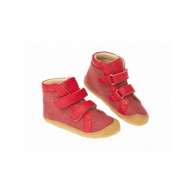 Red 6 - ghete din lana organica boiled cu velcro - disana