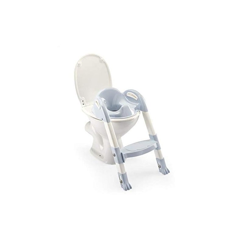 Thermobaby - Reductor pentru toaleta cu scarita Kiddyloo Baby blue