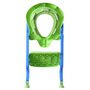 Little Mom - Reductor toaleta cu scara Stair Potty Green - 1