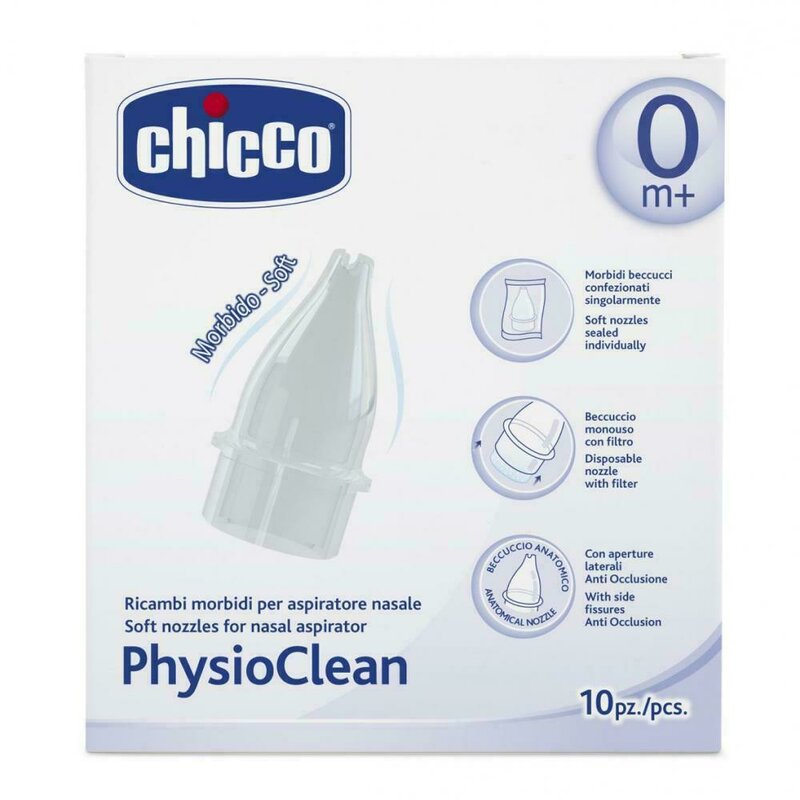 Chicco - Rezerva PhysioClean pentru aspirator nazal, 10buc.