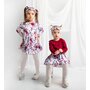 NICOL - Rochita cu maneca lunga bumbac 100% (180167) Colectia Kate 2021 Marimea 80 - 3