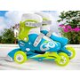Role, Stamp, Skids Control, De la incepator la avansat, Cu 3 roti, Ajustabile, Inchidere prin velcro, Cu frana, Marime 27-30, Albastru/Verde - 2