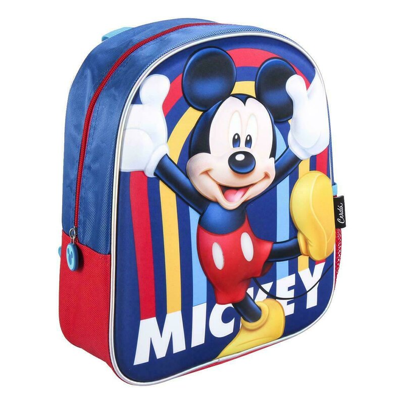 Cerda - rucsac mickey mouse 3d cu luminite, 25x31x10 cm