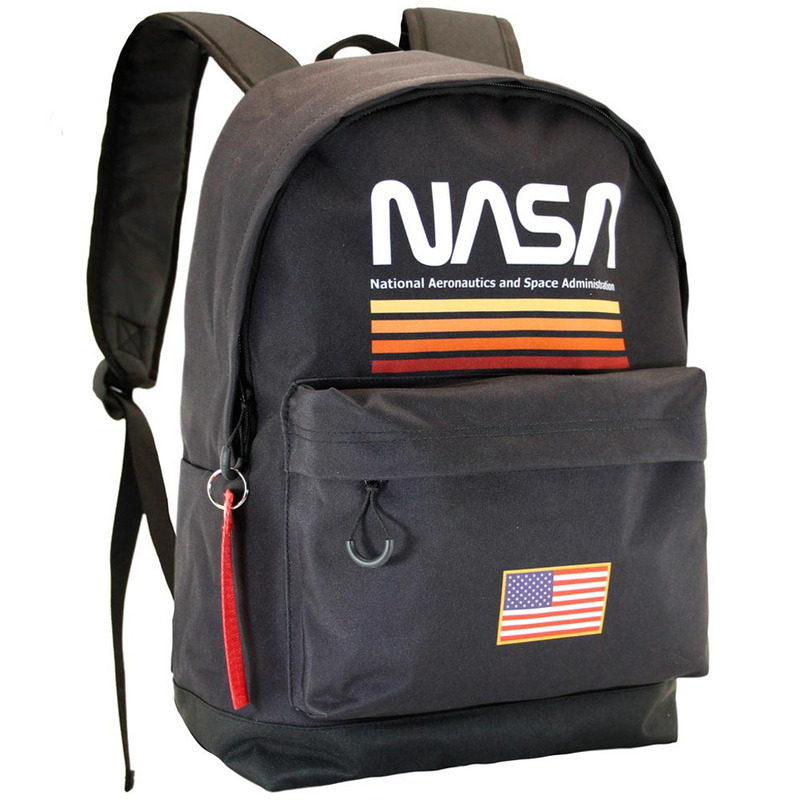 Rucsac nasa fan hs black, 30x43x18 cm