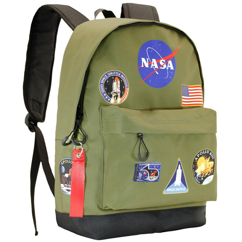 Rucsac nasa fan hs khaki, 30x43x18 cm