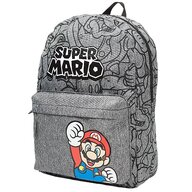 Difuzed - Rucsac Super Mario cu buzunar frontal, 32x25x10 cm