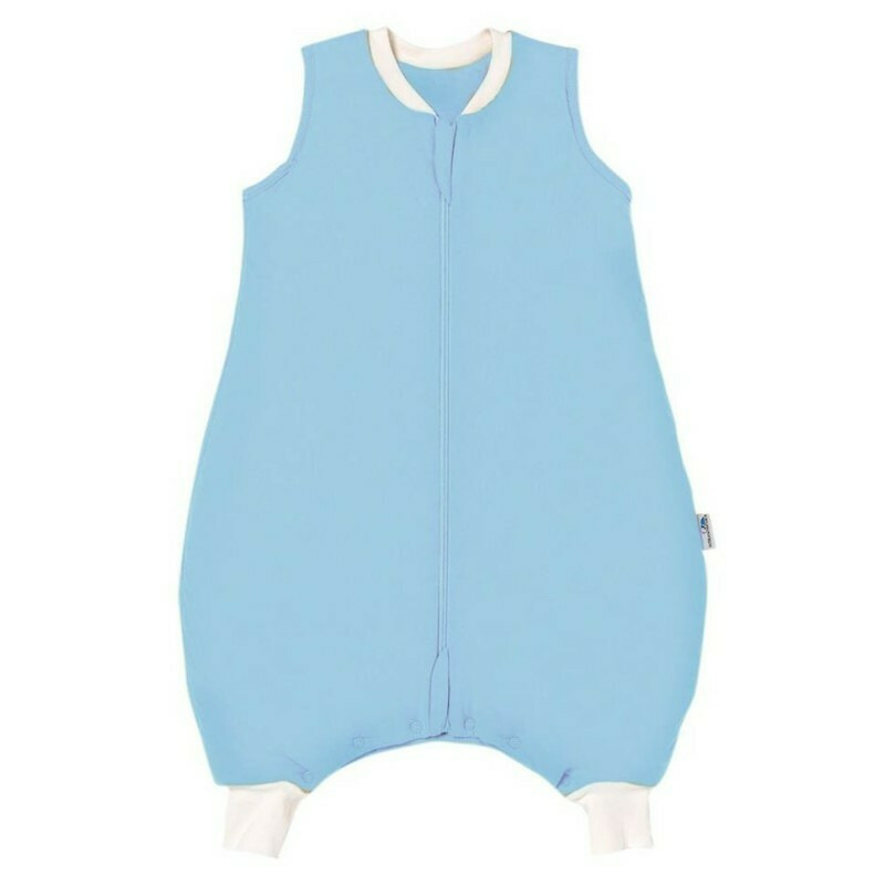 Sac de dormit cu picioruse plain blue 80 cm 2.5 tog