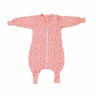 Kidsdecor - Sac de dormit cu picioruse si maneci Pink Star - 110 cm, 3 Tog - Iarna