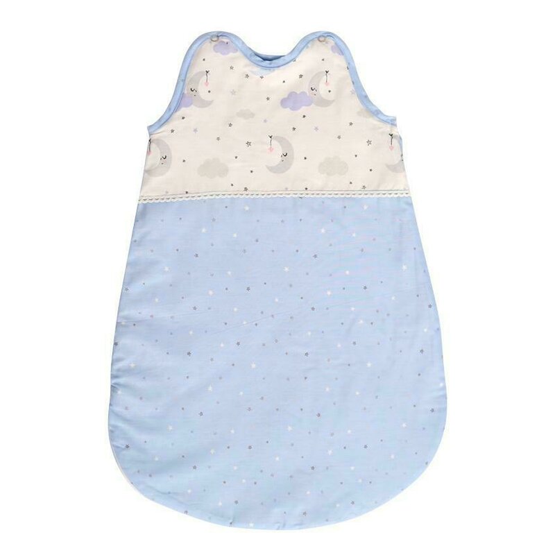 Lorelli - Sac de dormit de vara (0-6 luni), Moon & Stars Blue