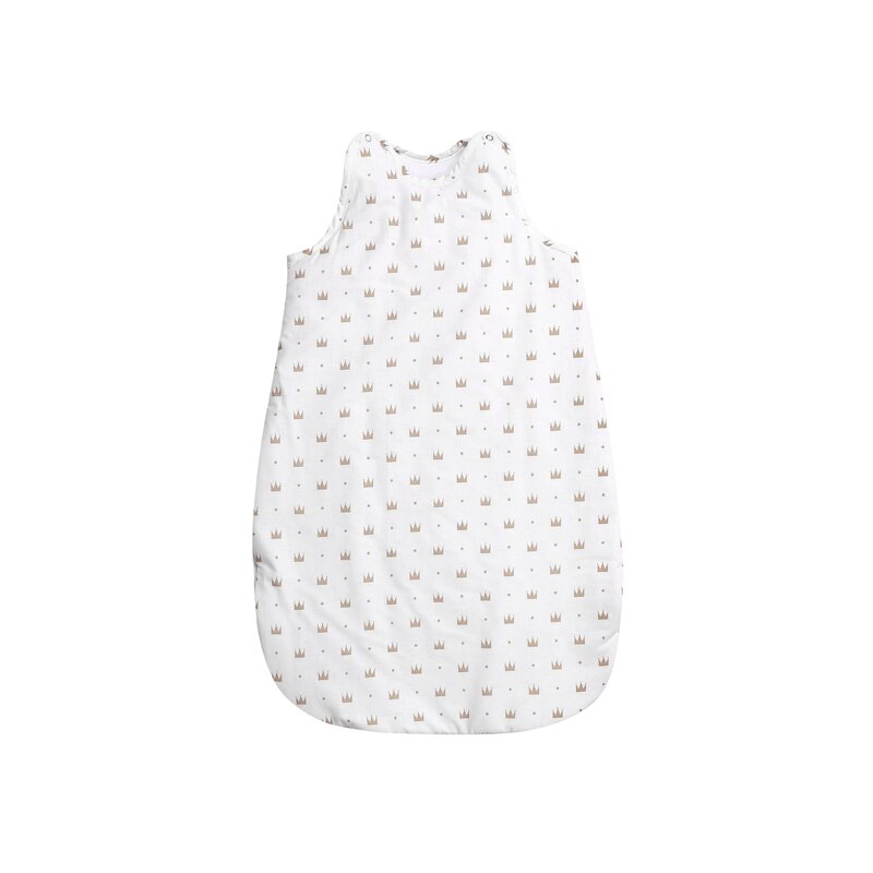 Lorelli - Sac de dormit de vara 100 cm bumbac ranforce White Crowns