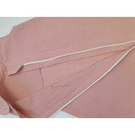 KidsDecor - Sac de dormit din Muselina Blushing Pink 85 cm