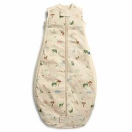 Sac de dormit, ErgoPouch, 8-24 luni, 8-14 kg,  TOG 1,  Bumbac organic, Fermoar bidirectional, Lavabil la masina, Certificat non-toxic, Premiat in Australia, Bej/Savana